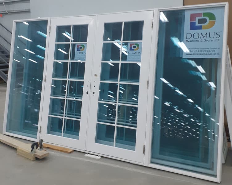 Tinted swing doors
