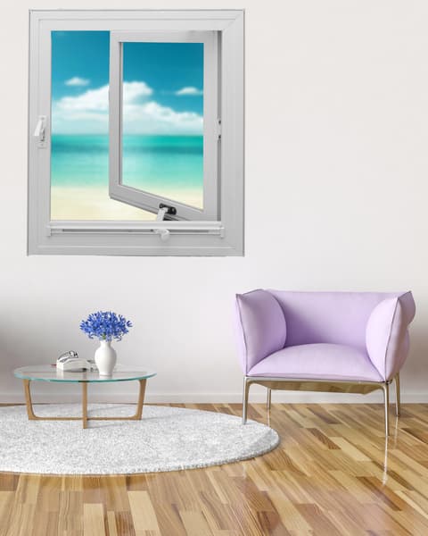Domus casement window for storm-season homes